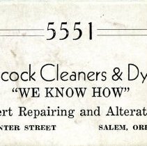Peacock Cleaners & Dryers