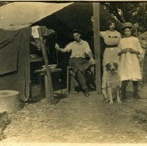 Samuel Dumont and Family at Coffe Creek