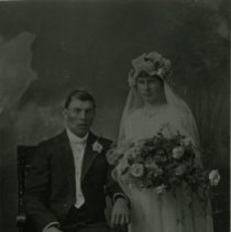 Mr. & Mrs. Edward Faber Wedding Portrait