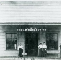 Jette Women in Front of  Adolph Jette's General Store