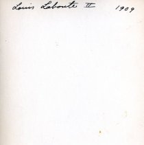 Louis Labonte II with Pioneer Association Ribbons