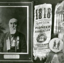 Louis Labonte II with Pioneer Association Ribbons