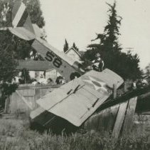 Curtiss JN-4  Jenny  crashed 1918.