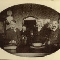 E. H. Barnes, R. Powell, L. A. Norton and R. H. Warfield at Sotoyome Bank