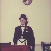 George K. Porter with Masons