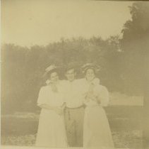 Lucille Bolles with Ethel and Fred