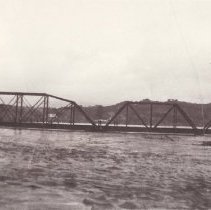 Railroad Bridge, 1940 Flood