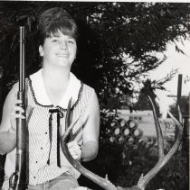 Mrs. Marty Smalley and first buck