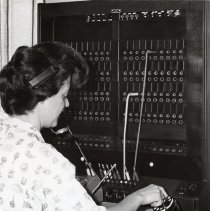 Telephone Operator at Switchboard