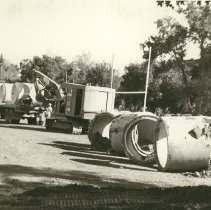 New sewer installation