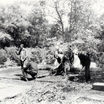 DeMolay Clean Up Oak Mound Cemetery