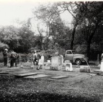 DeMolay Clean Up Oak Mound Cemetery