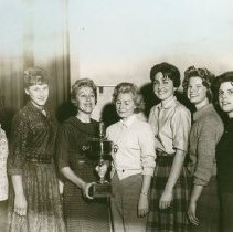 Karen Clary with Outboard Motorboat