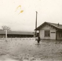 Flooded Railroad Tracks at Geyserville Depot