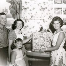 Exchange Student Birgit Jaastad Recevies Gift