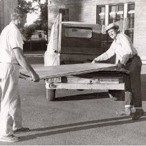 Preparing to Erect Booths for St. John's Fair