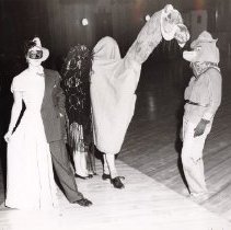 Costumed Winners at St. John's Mardi Gras