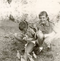 Girls with Ducklings
