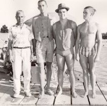 Swimming at Memorial Beach