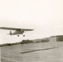 Plane above Athey Field