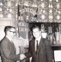 Jerry Poole and Unknown Man at 20-30 Club Event