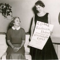 Rainbow Girls Prepare for Fashion Show