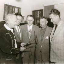 Speaker from Harold's Club Museum at Lions Club Meeting