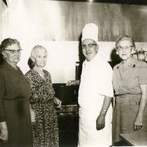 Senior Citizens Club Preparing for Thanksgiving Dinner