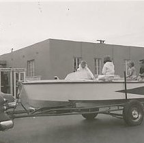 Boat Float in Parade