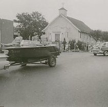 Boat Float in Parade
