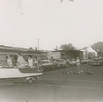 Boat Float in Parade