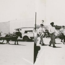 Goofy Firemen in Jalopy in Fair Parade