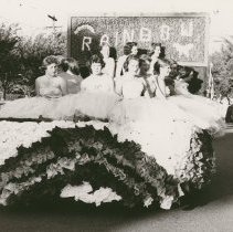 Rainbow Girls Float in Fair Parade