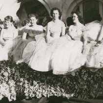 Rainbow Girls Float in Fair Parade