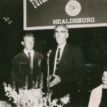 FFA Member Dan Rotlisberger Hands Honorary Membership to John Uboldi