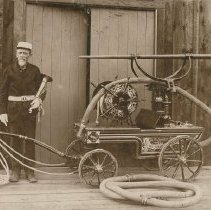 Hand-Drawn Fire Pumper