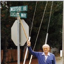 Bill Lucius at Lucius Way and Westside Road