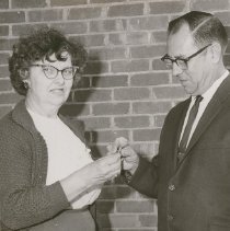 Ellen Hall and Doug Badger