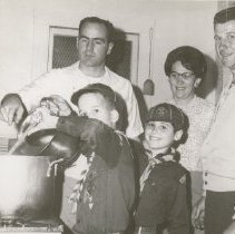 Cub Scout Bean Feed Preparation