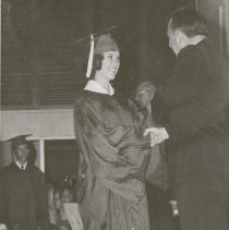 Toni Sims Receives Diploma