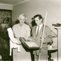 Mrs. Beeson Wins Giant Christmas Gift