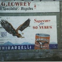 Ghirardelli Chocolate Ad on Building