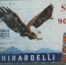 Ghirardelli Chocolate Ad on Building