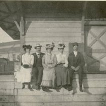 Frank & Georgia Clark with Three Others
