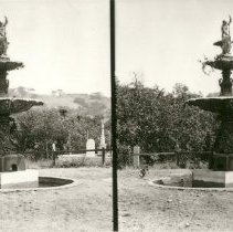 Fountain at Oakmound Cemetery