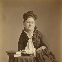 Seated woman, possibly Josie Cook