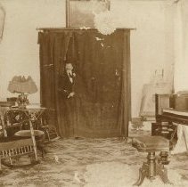 Room Interior with Man in Doorway