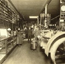 Interior of Garrett Hardware.