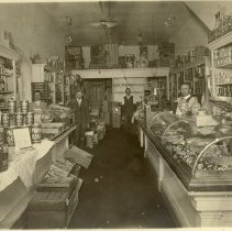 Lou Thompson, Al Swan, Joe Prince, and Charles Peavler in Rochdale Store