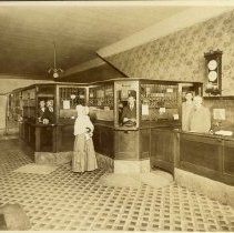 Harvey Frost, George H. Warfield, and Ralph Williams in Original Bank of Healdsburg